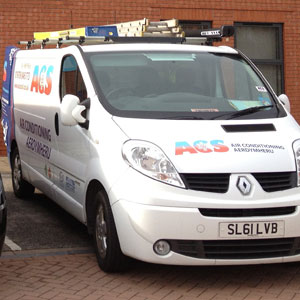 ACS van in Wrexham