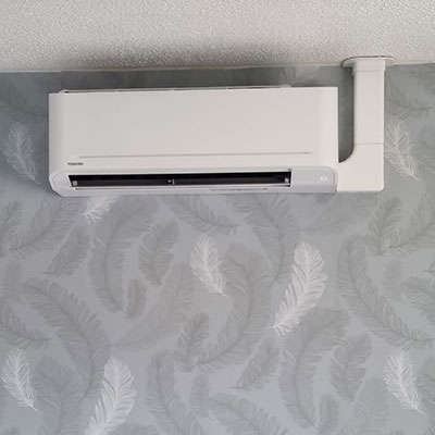 Air conditioning unit in house