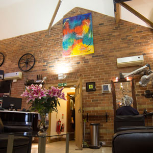 Air conditioning installation in Wrexham hairdressers