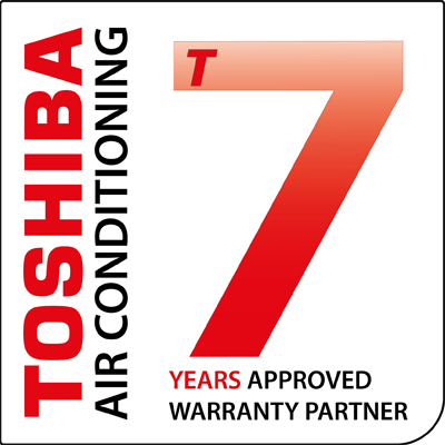 Toshiba Air Conditioning 7 Years Approved Warranty Partner